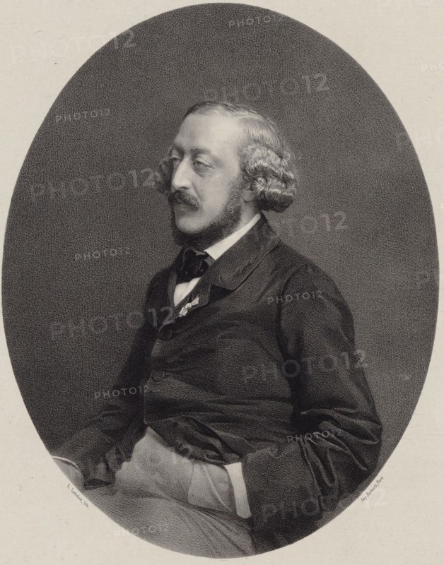 Portrait of the pianist and composer Stephen Heller (1813-1888), 1860.