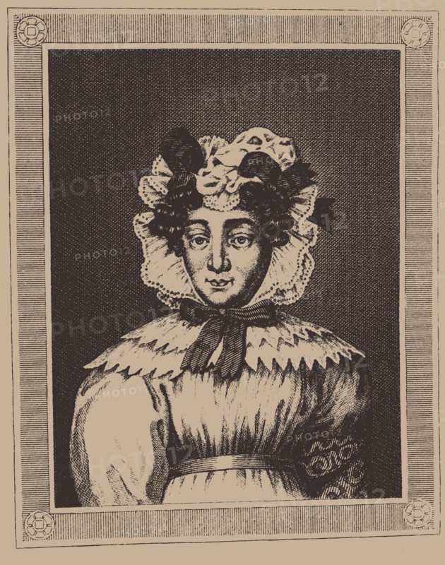 Portrait of the writer Caroline Pichler (1769-1843), c. 1850.