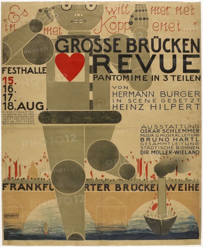 Poster for the Great bridge revue , 1926.