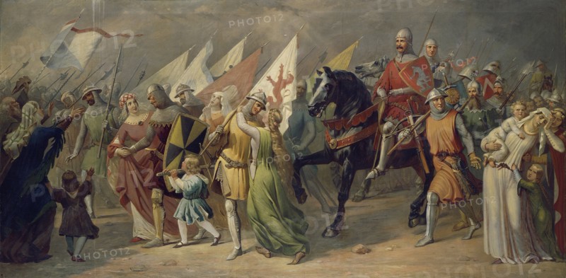 Return of Zurich Soldiers from the Battle of Dättwil, 1351, 1851.