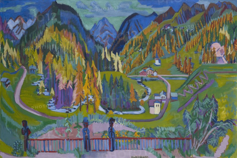 Sertig Valley in Autumn, 1925-1926.