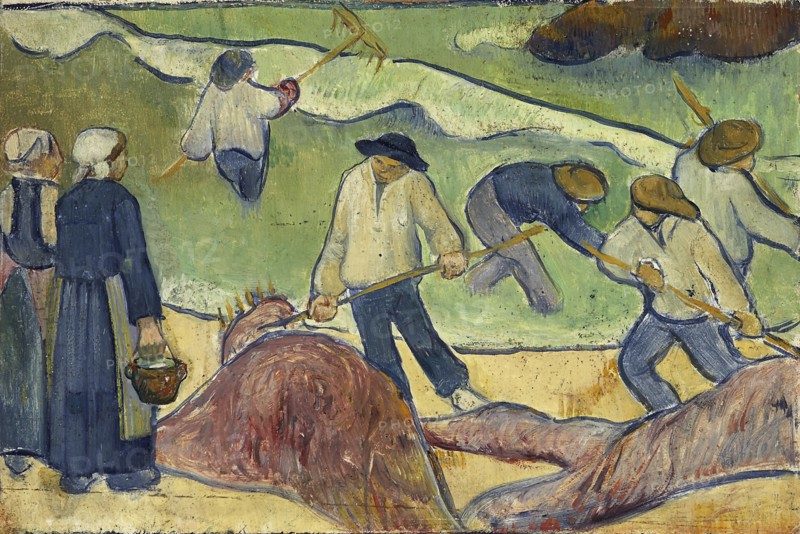 Small landscape with tang-fishermen, c. 1889.