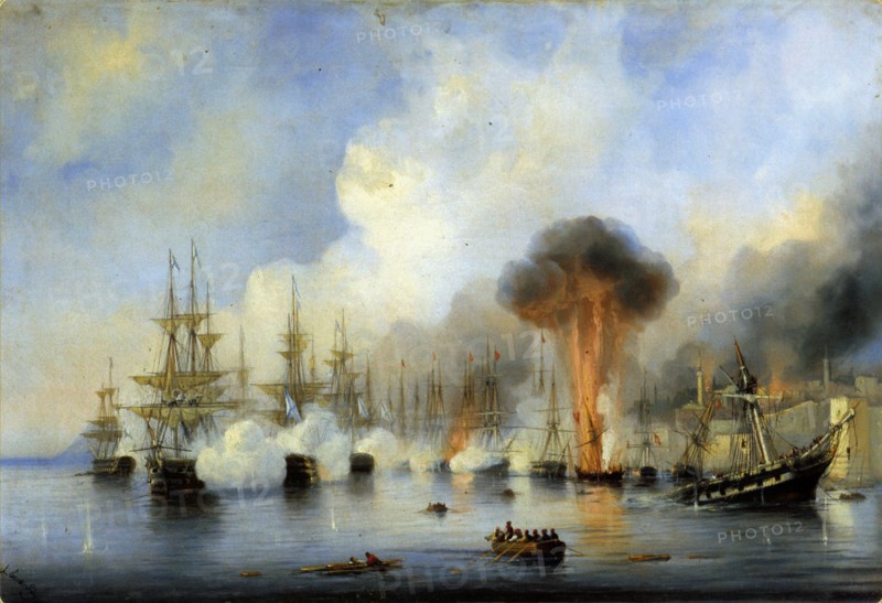 The Battle of Sinop on 30 November 1853, 1860.