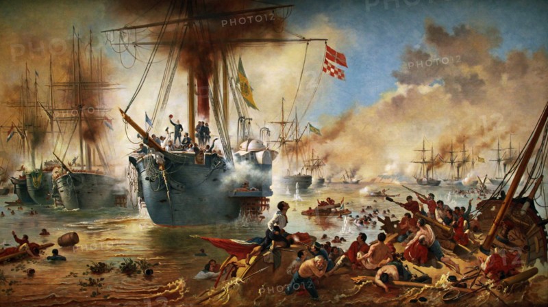 The Battle of the Riachuelo, 1882-1883.