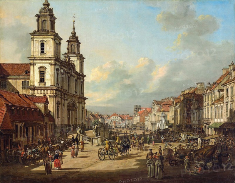The Church of the Holy Cross in Warsaw, 1778.