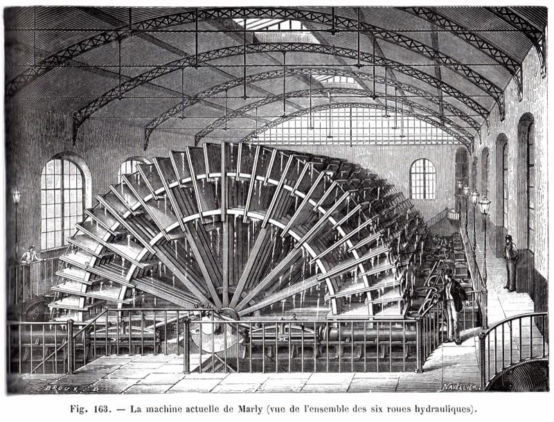 The second Machine of Marly, 1870-1875.