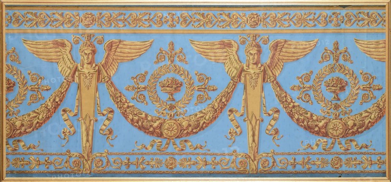 Wallpaper Frieze from the Consulate period, c. 1800.