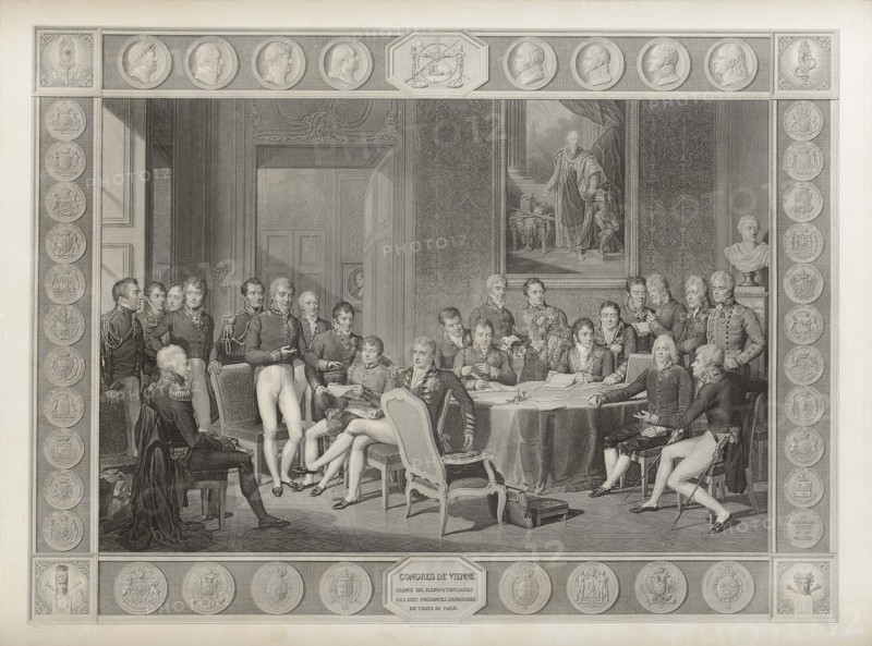 The Congress of Vienna, 1819.