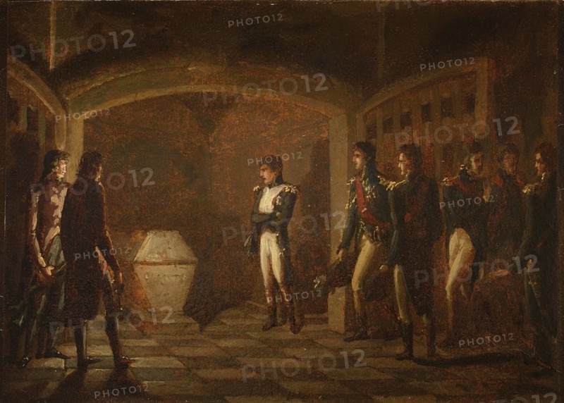 Napoleon before the Tomb of Frederick the Great .