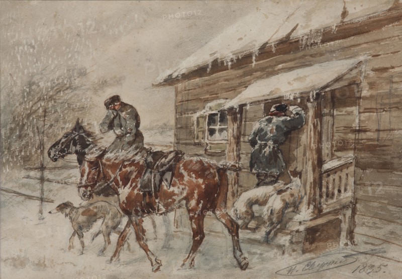 The hunters, 1885.