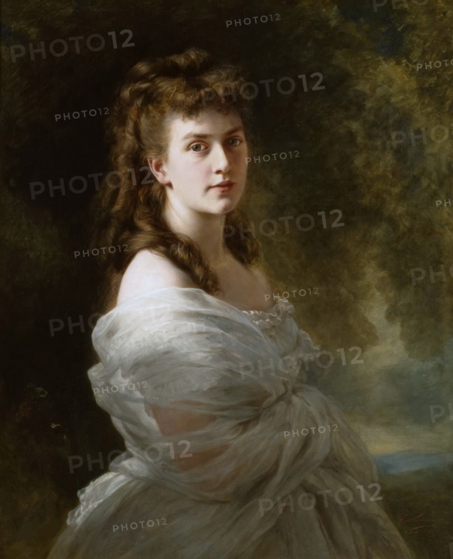 Portrait of Countess Sascha (Alexandrine) von Metzler (1852-1938), 1872.