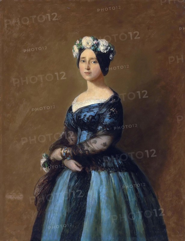 Princess Augusta of Saxe-Weimar-Eisenach (1811-1890), Queen of Prussia, 1846.
