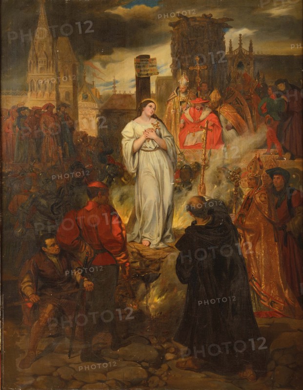 The death of Joan of Arc.