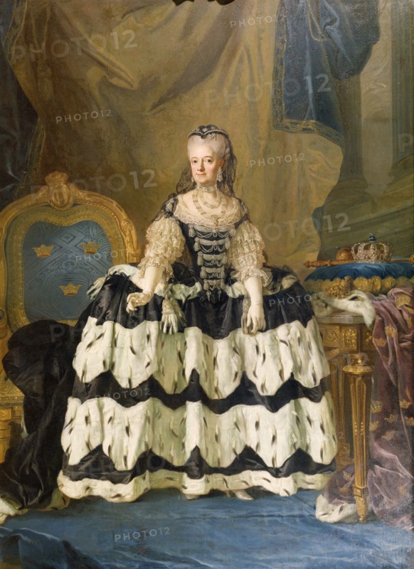 Portrait of Louisa Ulrika of Prussia (1720-1782), Queen of Sweden, 1775.