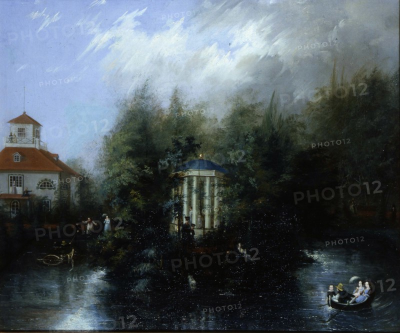Pond in the Estate Garden, 1843.
