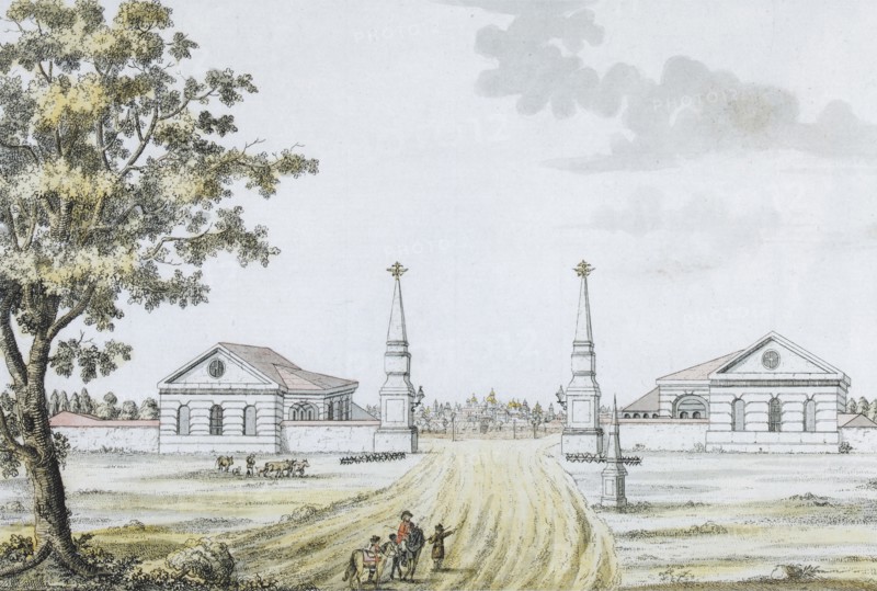 Moscow City Gates, 1792.