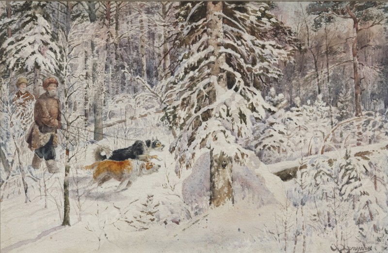 The hunters, Second Half of the 19th cen..