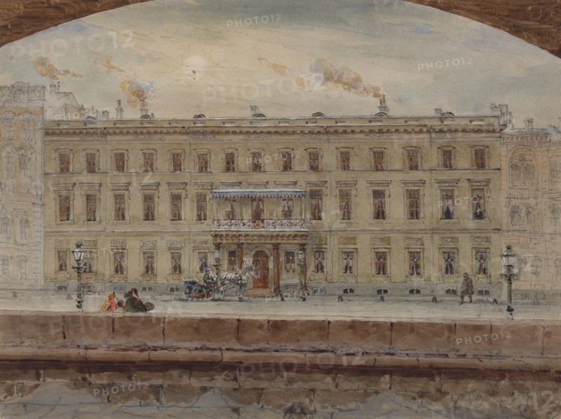 The Reserve House of the Winter Palace, 1860.