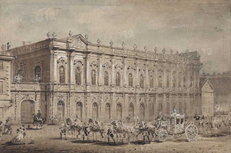 The Museum of Court Carriages (The Stables Museum) in St. Petersburg, 1860-1861.
