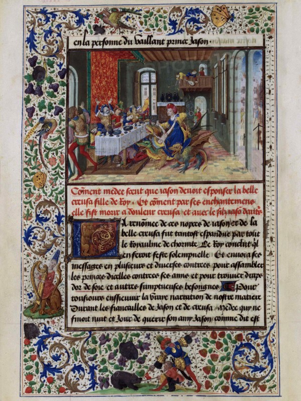 Medea kills her son, ca 1470.