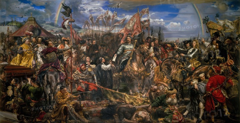 John III Sobieski sending message of victory to the Pope Innocent XI after the Battle of Vienna, 188