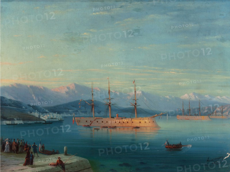French Ships Departing the Black Sea, 1871.