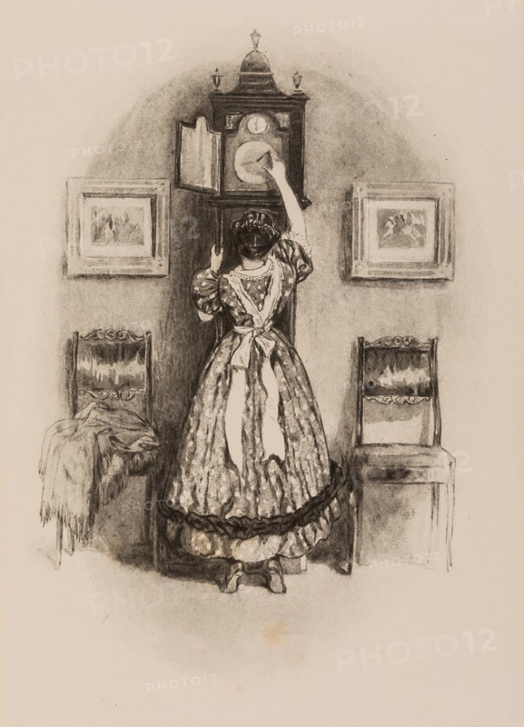 Illustration to the comedy Woe from Wit by Alexander Griboyedov, 1913.