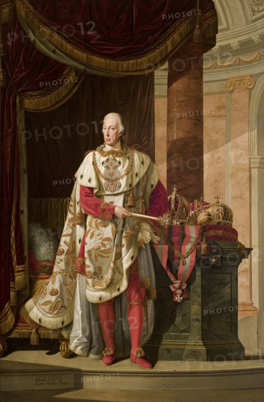 Portrait of Holy Roman Emperor Francis II (1768-1835) in Robe of the Order of Leopold, 1811.