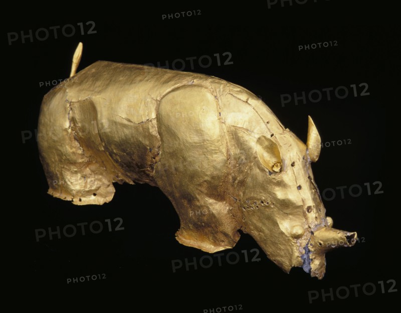The golden rhinoceros of Mapungubwe, ca 1220-1290.