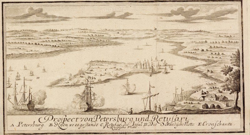 The Russo-Swedish seabattle of Krasnaya Gorka near Kronstadt on May 1790, 1790.