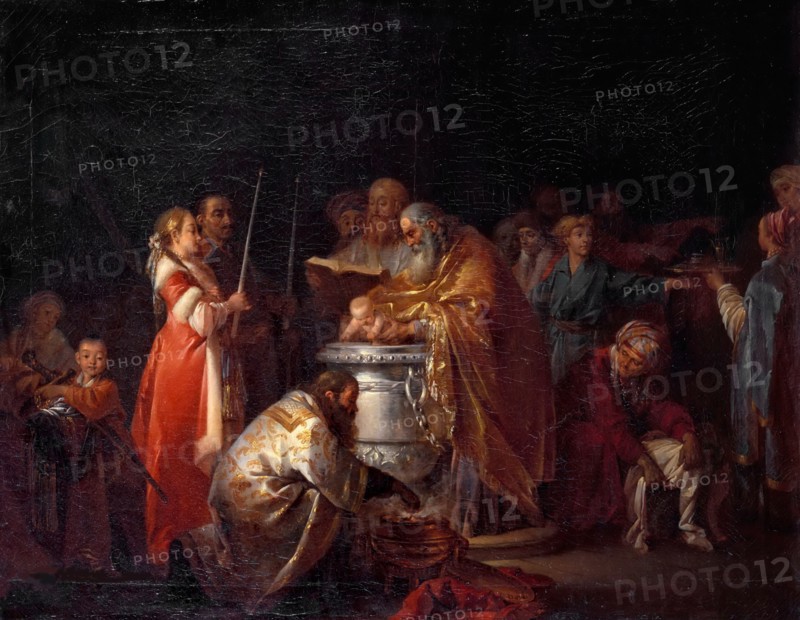 Infant Baptism in Russia, 1765.