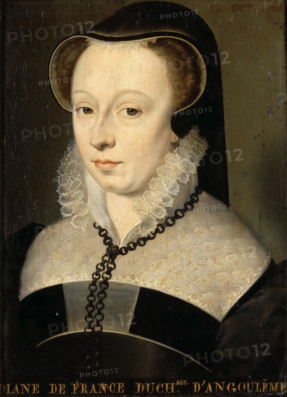 Diane de France, Duchess of Angoulême (1538-1619) , 1568.