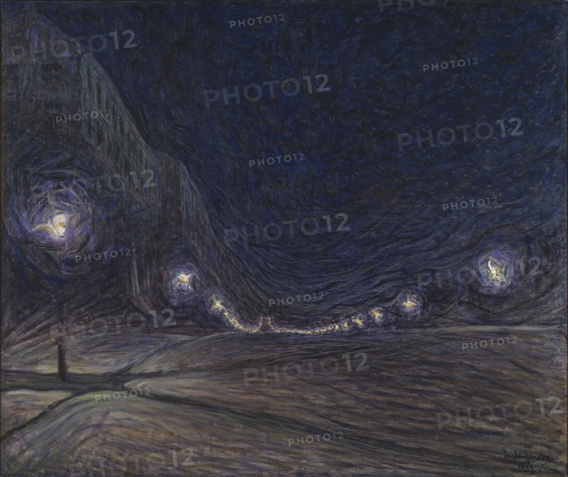 Hornsgatan, la nuit, 1902.