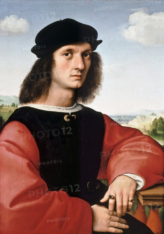 Portrait of Agnolo Doni , ca 1506-1507.
