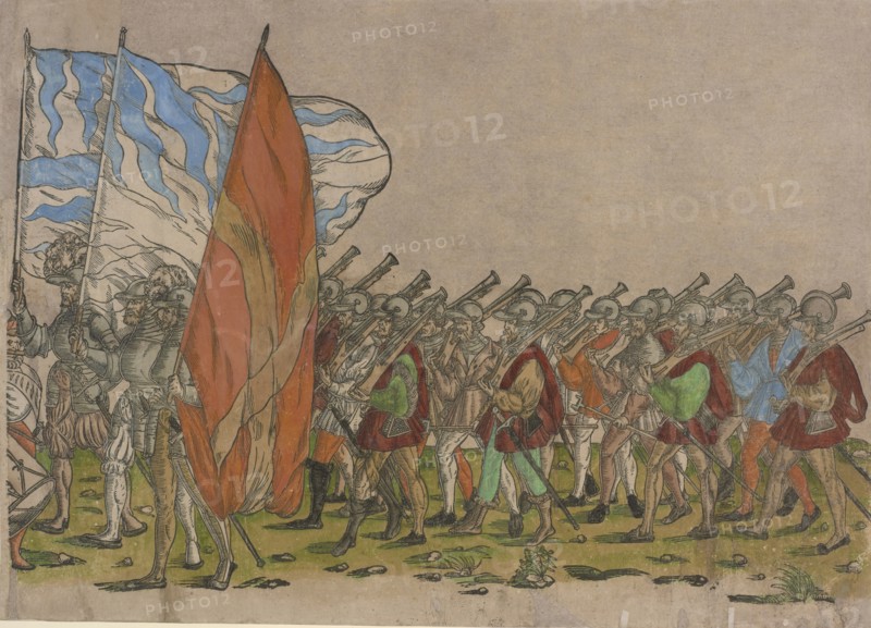 Ceremonial Procession in Bologna on 5 November 1529, on the Occasion of Charles V's Coronation by Po
