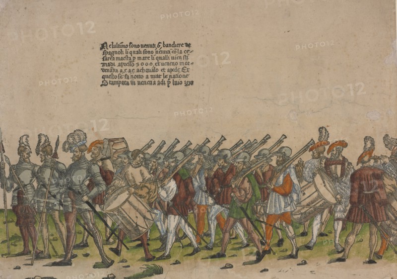 Ceremonial Procession in Bologna on 5 November 1529, on the Occasion of Charles V's Coronation by Po