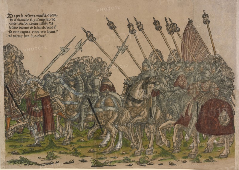 Ceremonial Procession in Bologna on 5 November 1529, on the Occasion of Charles V's Coronation by Po