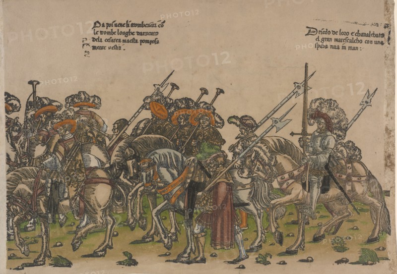Ceremonial Procession in Bologna on 5 November 1529, on the Occasion of Charles V's Coronation by Po