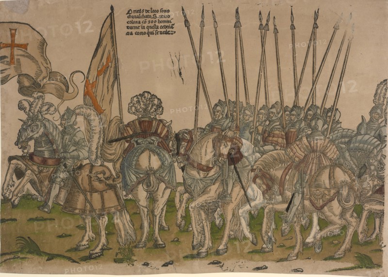 Ceremonial Procession in Bologna on 5 November 1529, on the Occasion of Charles V's Coronation by Po