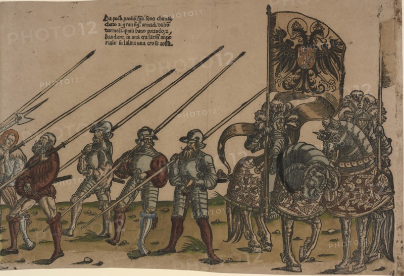 Ceremonial Procession in Bologna on 5 November 1529, on the Occasion of Charles V's Coronation by Po