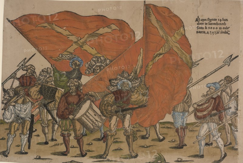 Ceremonial Procession in Bologna on 5 November 1529, on the Occasion of Charles V's Coronation by Po