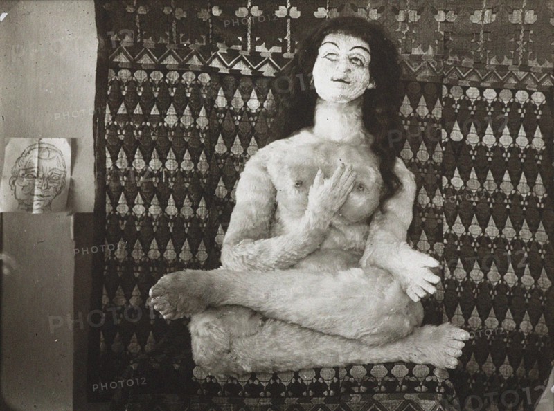 Oskar Kokoschka's Alma doll, 1919.