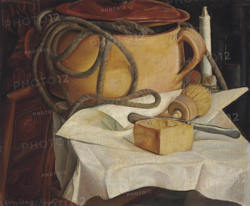 Still life with candle.