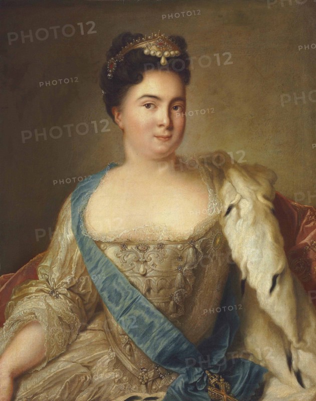 Portrait of Empress Catherine I. (1684-1727).