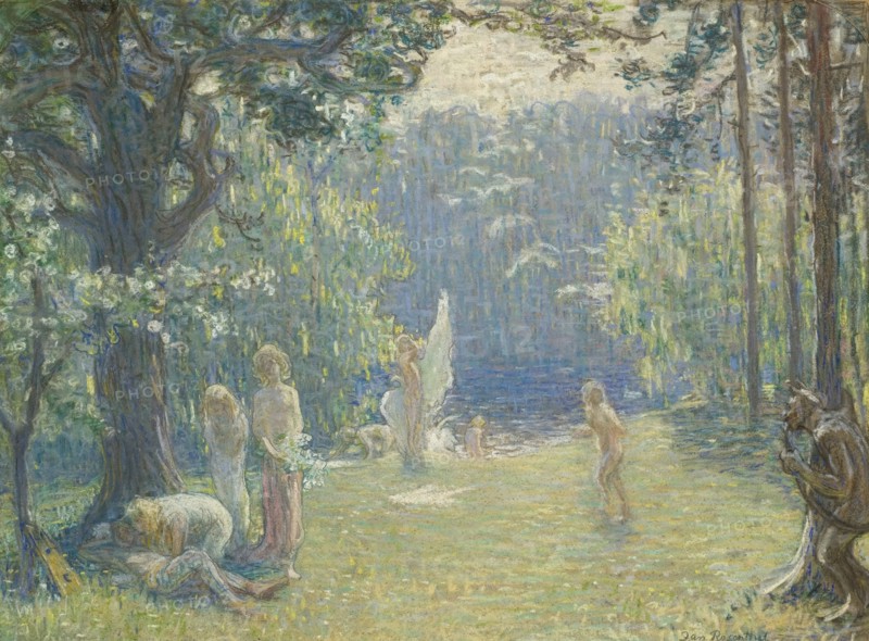 Daughters of Sun (Saules meita), c. 1912.