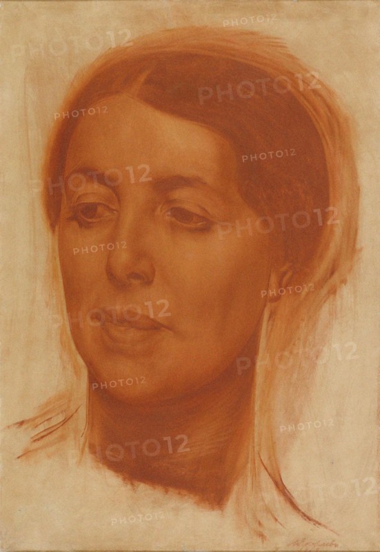 Portrait of Maria Samoylovna Zetlin (1882-1976), née Tumarkina, 1919.