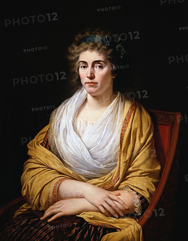 Portrait of Princess Louise of Stolberg-Gedern (1752-1824), Countess of Albany, 1793.