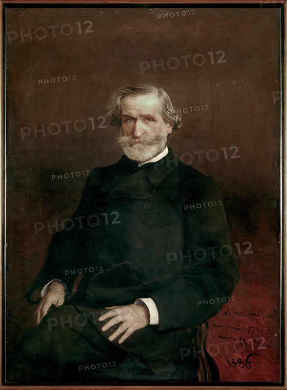 Portrait of the Composer Giuseppe Verdi (1813-1901), 1886.