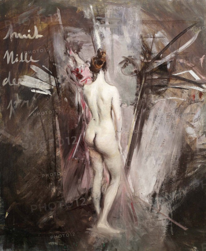 Nude from behind, 1895.