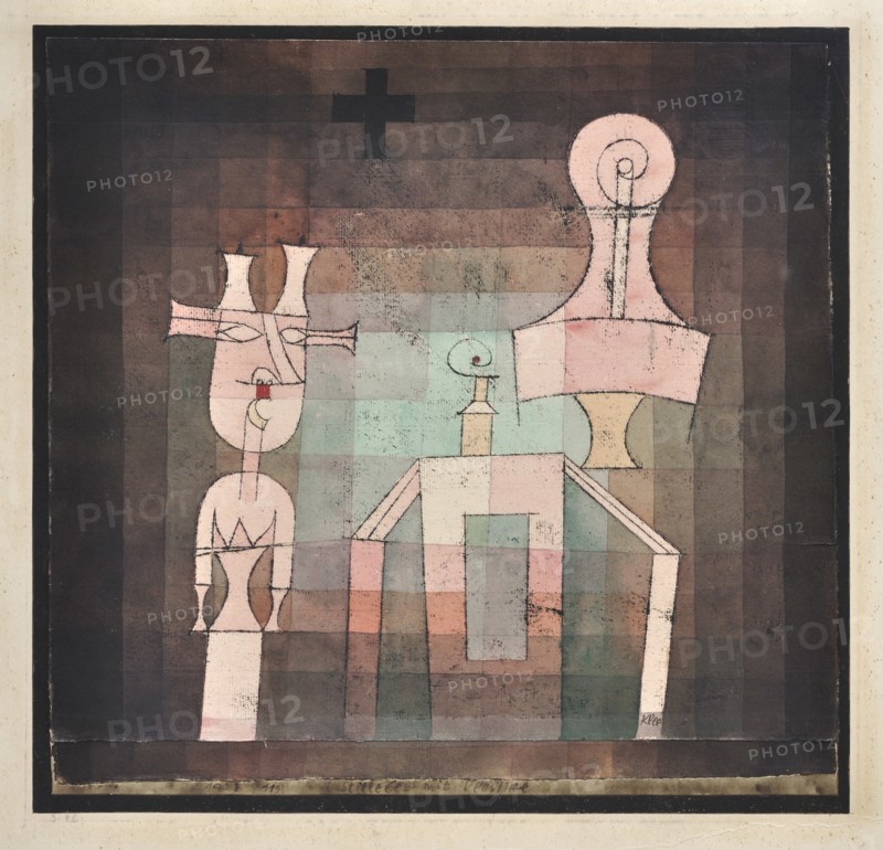 Still life with sculptures (Stillleben mit Plastiken), 1923.